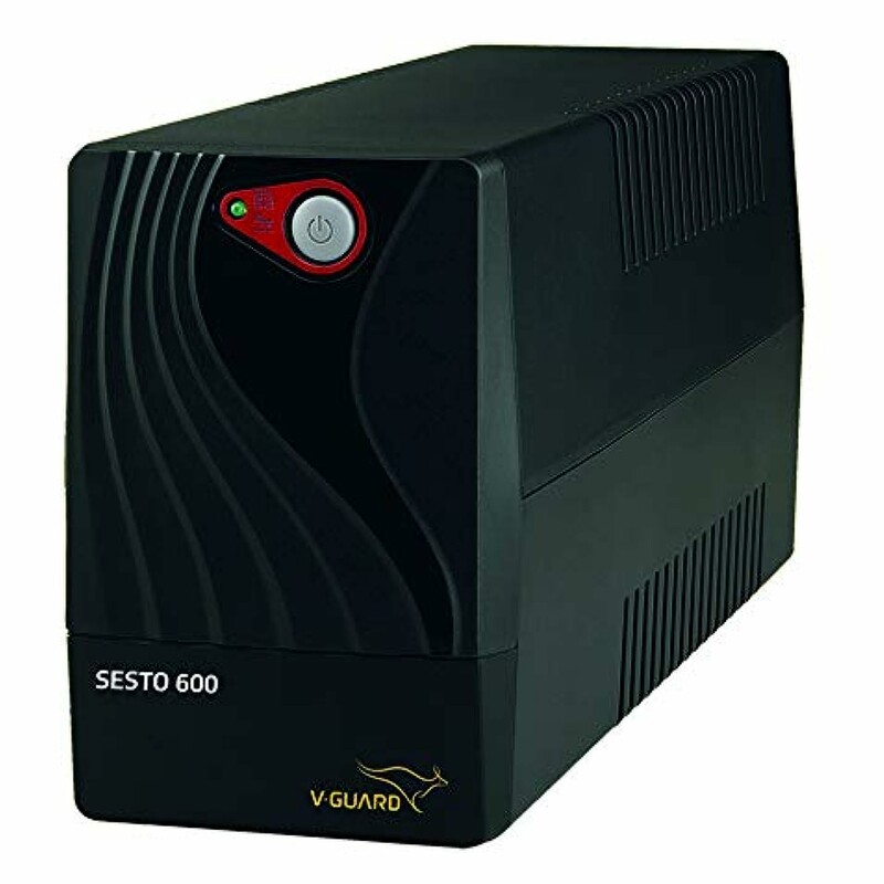 V-Guard Sesto 600 UPS For Power Backup & Protection | Capacity 600VA/300W
